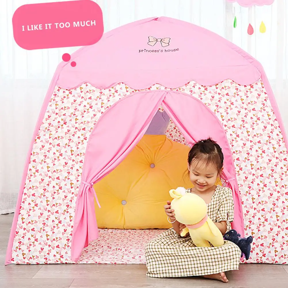 Палатка детская портативная бассейн для шаров Замок принцессы девочек маленький