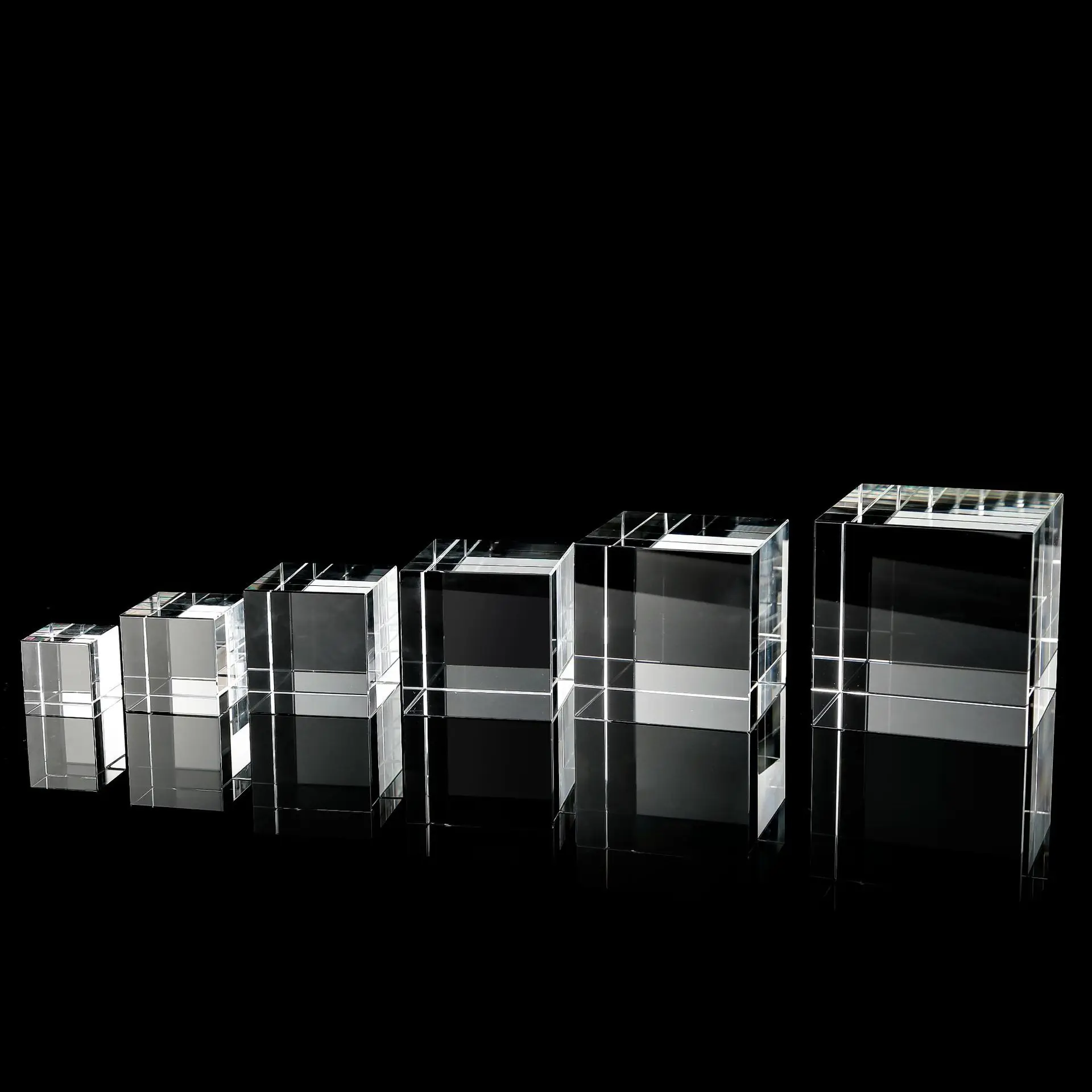 

50MM K9 Glass Lens Cube Transparent Optical Photography Display Prism Crystal X-Cube Prisms Paperweight Home Decoration Gift