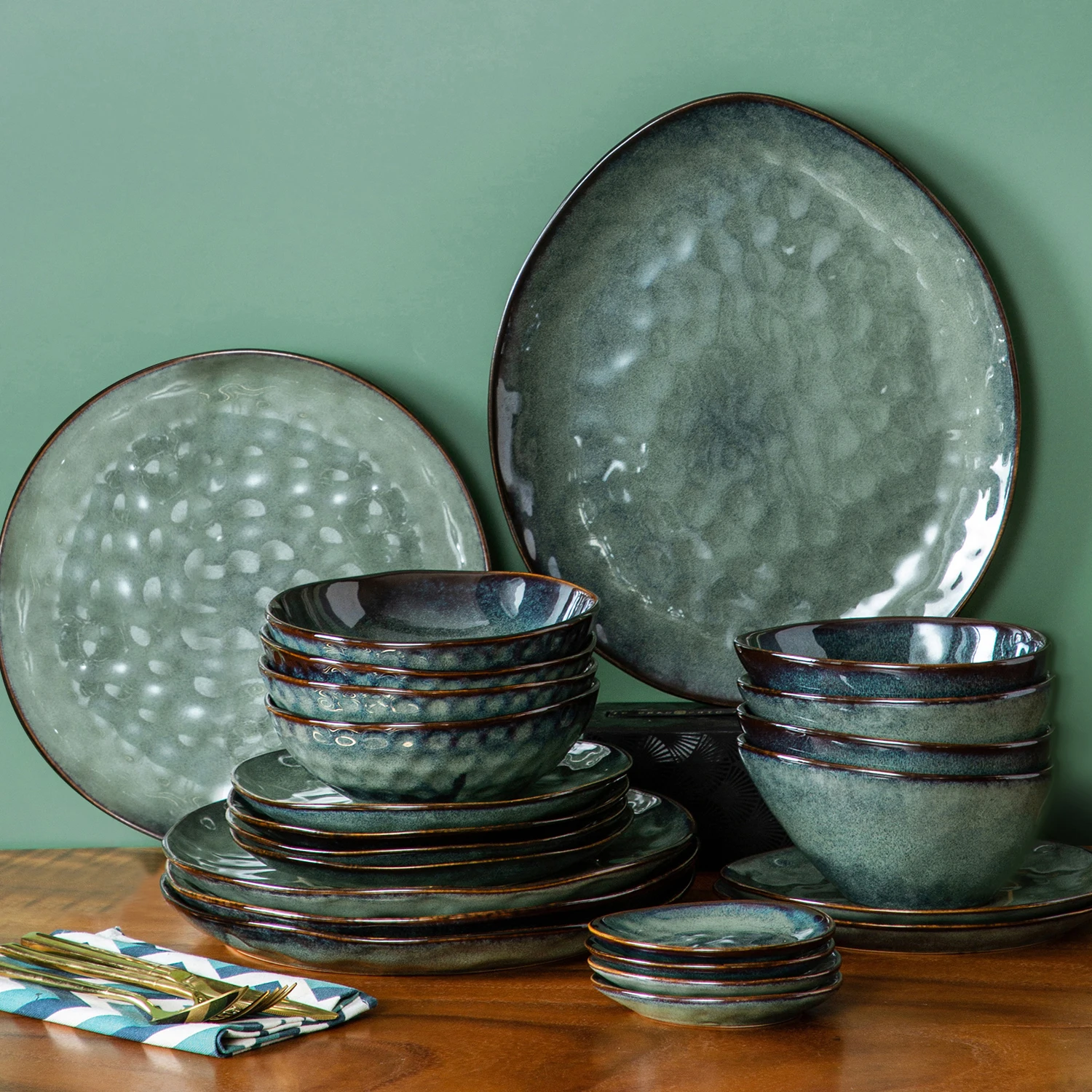 VANCASSO Звездный столовый набор из 23 предметов винтажный керамический посуды