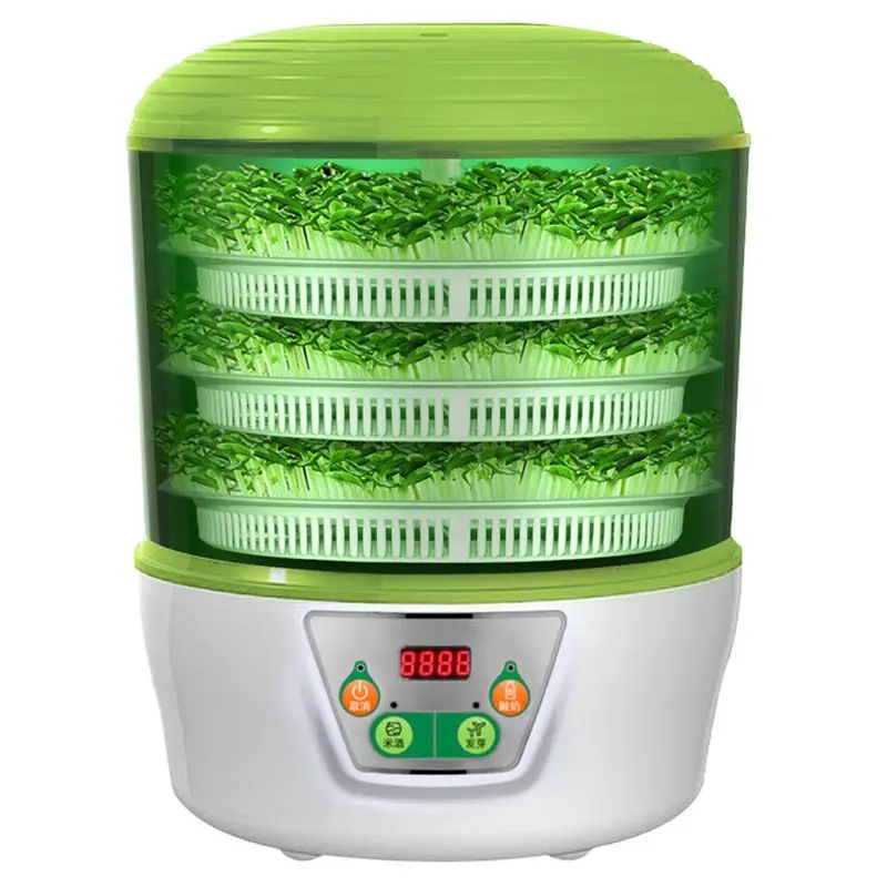 

Three-layer Intelligent Germination Machine Grow Automatic Bean Sprouts Green Seeds Growing Food Processing Household Appliances