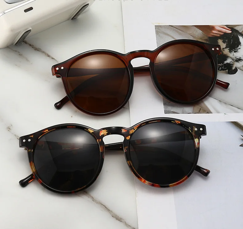 

2021 New Lady Elegant Picture Frame Sunglasses European And American Polarized Sunglasses Fashion Night Vision Driving Mirror