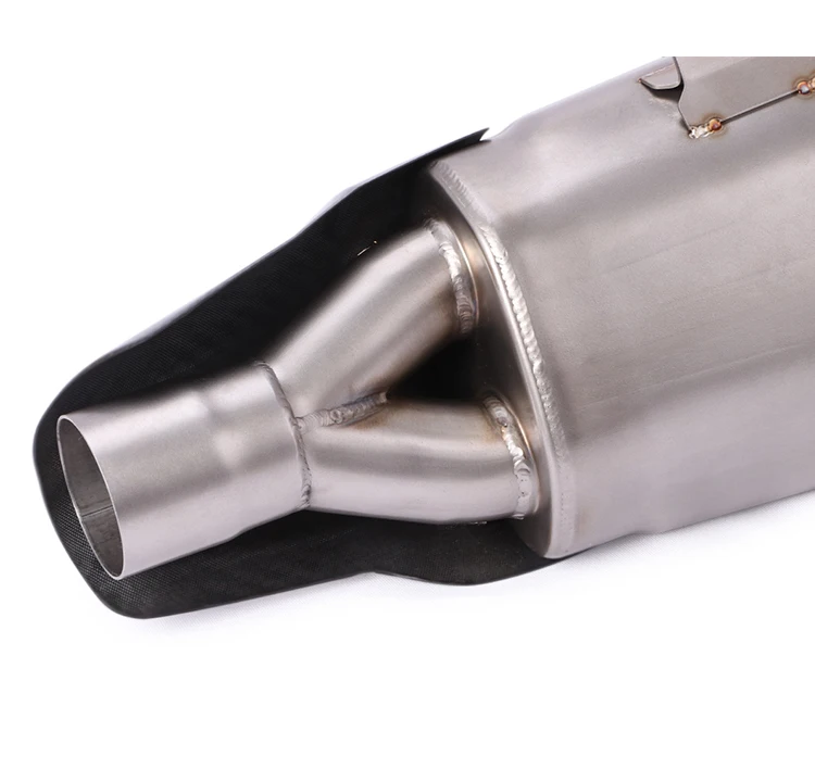 Universal Motorcycle Exhaust Muffler Elbow Pipe Refit Accessories TRK 502C Z400 CBR650F Huanglong 600 K6 K7 GSXR 750 | Автомобили и