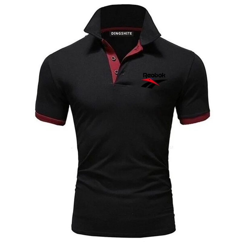 

2021 New Men's Polo Shirt High Quality Men's Cotton Short Sleeve Shirt Brand Jersey Summer Men's Polo Shirt