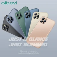 aibevi soft tpu case for iphone 12 pro max 12 mini coque cover shell case solid color cover shockproof luxury protective case