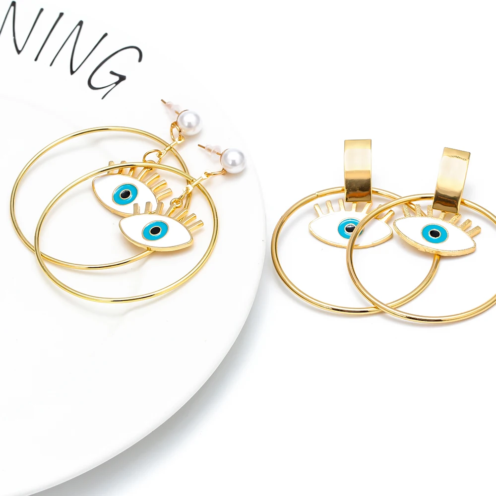 MEIBEADS 1 пара/лот богемные эмалевые висячие серьги от сглаза для женщин модные