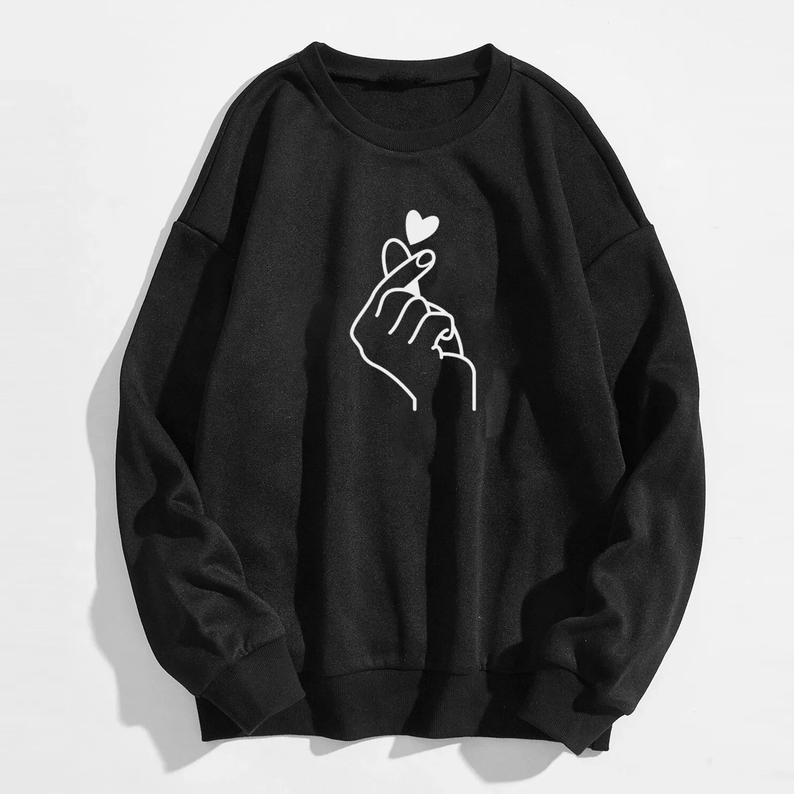 Женская толстовка с графическим принтом пуловер длинным рукавом свитшот топ