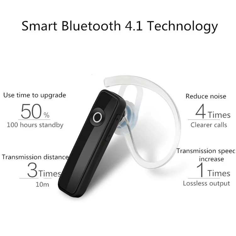 M165 Bluetooth 4 1 Гарнитура сверхлегкие беспроводные наушники Hands-free наушники-вкладыши