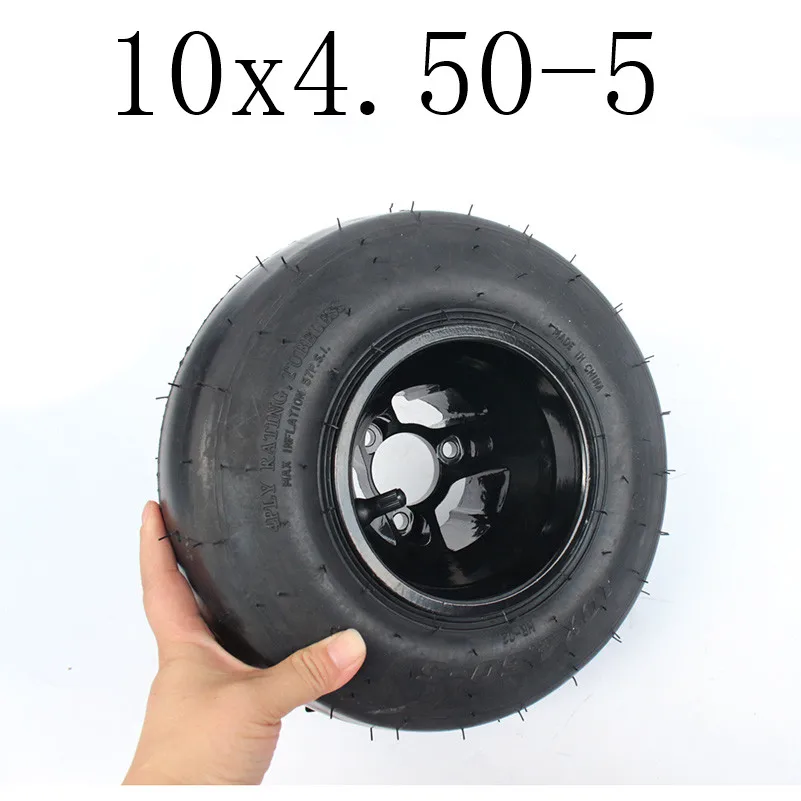 Новые высокопроизводительные 10x4. 50-5 шины с концентратором подходят для Kart Drift велосипедные колеса задние колеса пляжные автомобильные аксессуары ATV Quad запасные части