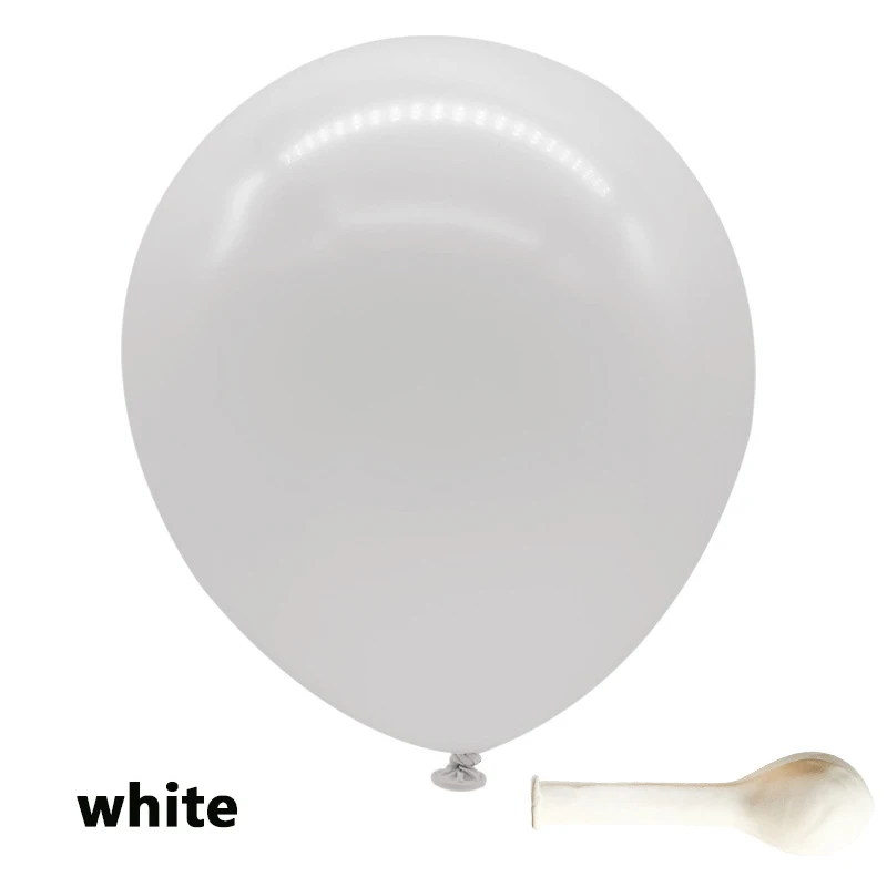 5inch 200pcs white 100 шт. 5 дюймов 10 дюймов латексный шар Макарон круглый шар сердца Свадебный декор для комнаты свадебный стол воздушные шары для украшения вечеринок - Цвет: 5inch 200pcs white