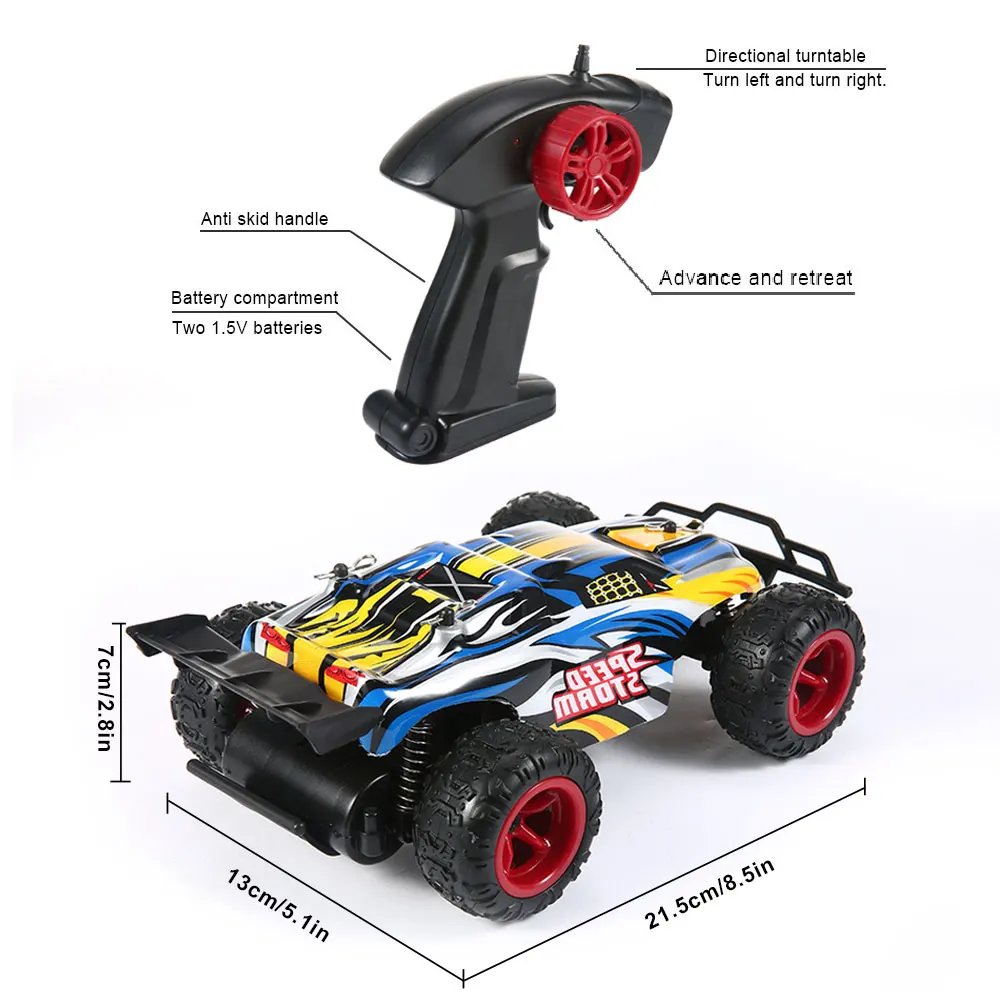Обновленная версия 1:22 RC внедорожный автомобиль анти шок столкновения 20 км/ч