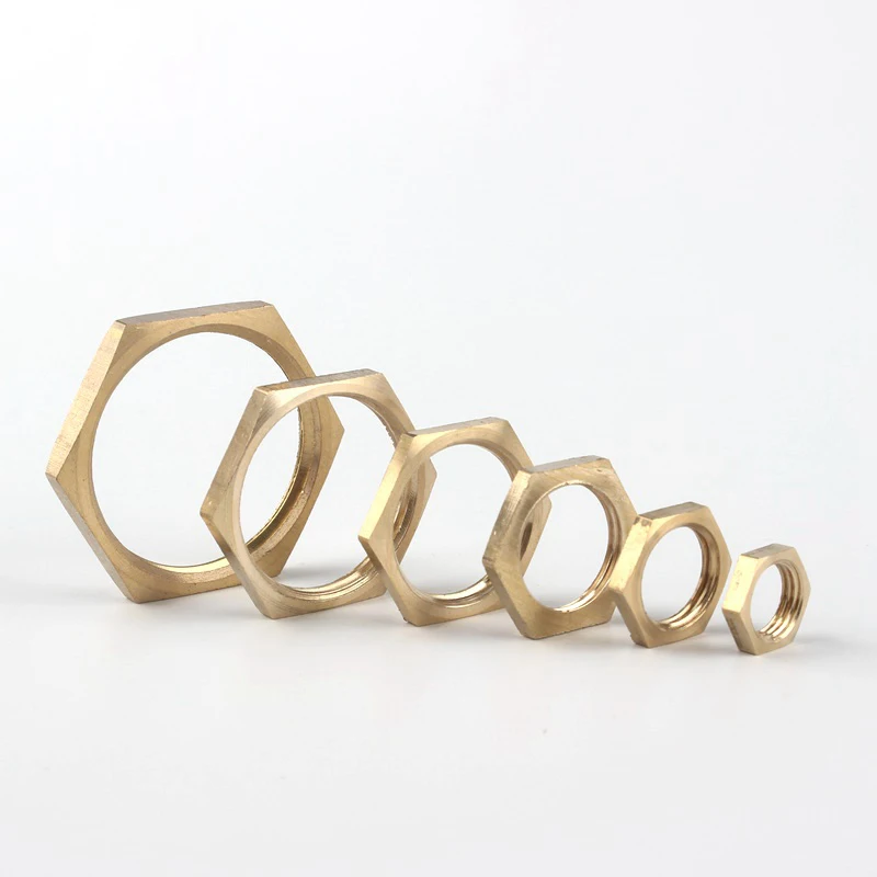 

5pcs High Quality Hexagonal Nuts Cap 1/8'' 1/4'' 3/8" 1/2" 3/4" 1" Female Thread Water Heating Fixed Caps Sealing Metal Fittings