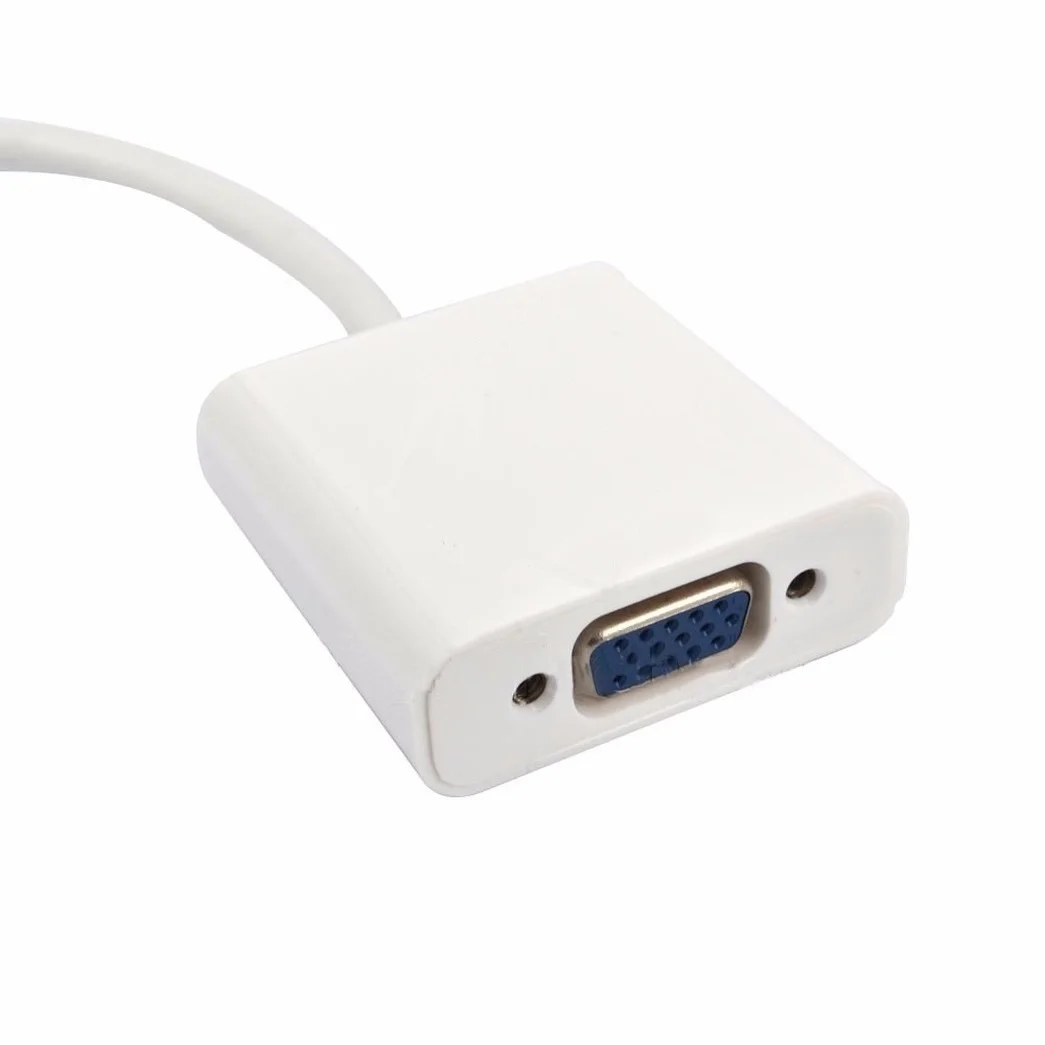 Для MacBook Air Pro iMac Mac Mini Thunderbolt мини-порт дисплея Порт DP к VGA Кабель-адаптер 1080P для HDTV