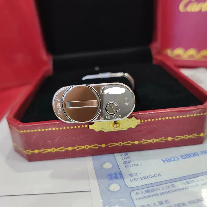 

100% New vintage dupont bright sound gas lighter windproof copper body for cigarette