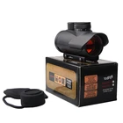 Голографический прицел Red Dot, 1X30 мм 11 мм и 20 мм, крепление планки Вивера для тактических охотничьих прицелов, оптический прицел с подсветкой