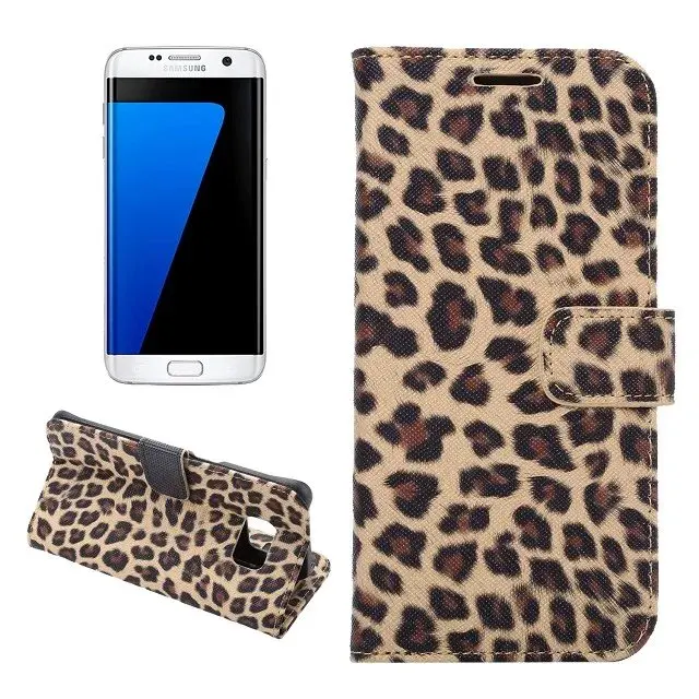 Leopard Yellow Для samsung Galaxy S10 S10E S9 S8 Plus S7 Edge Леопардовый кожаный меховой бумажник флип-чехол-книжка для samsung Galaxy Note 10 Plus 9 8 - Цвет: Leopard Yellow