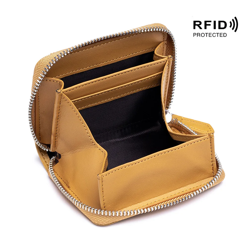 Кошелек мужской и женский из натуральной кожи с RFID-защитой | Багаж сумки