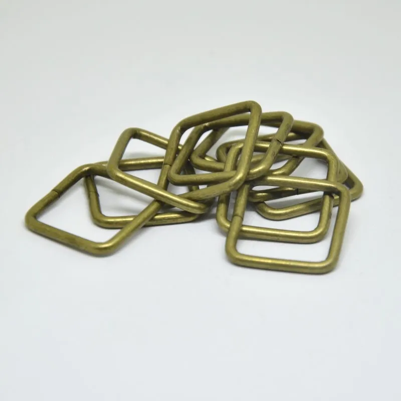 Металлическая Регулируемая прямоугольная пряжка с D образным кольцом не сварные