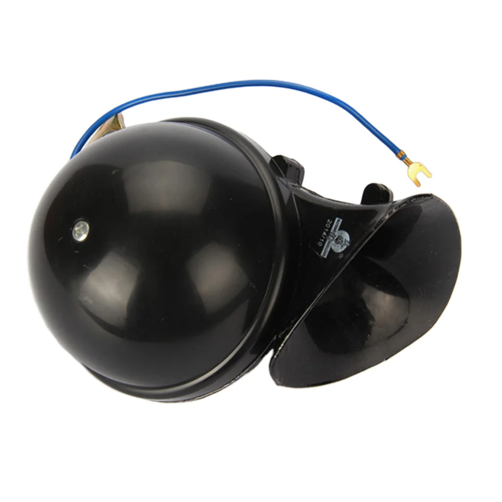 Громкий 300db 24V черный Электрический Улитка Air Horn Fury Sound для автомобиля мотоцикла
