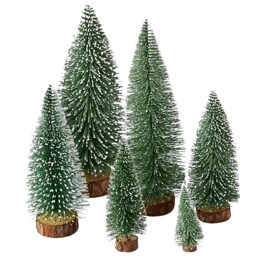 Мини Рождественская елка орнамент Navidad украшение подарок Natal белый кедр