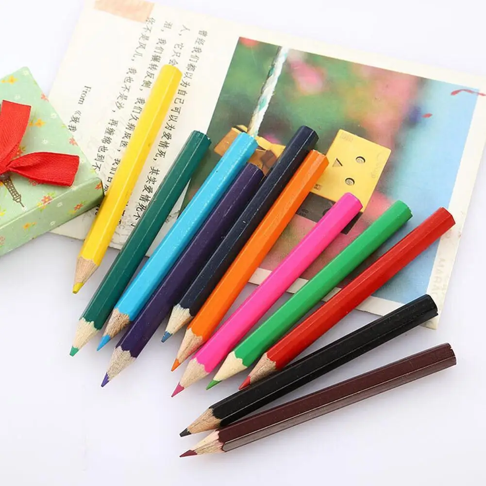 

12 цветных карандашей, профессиональные акварельные карандаши, художественные принадлежности, рисование, рисование, искусство, школы, Набор...