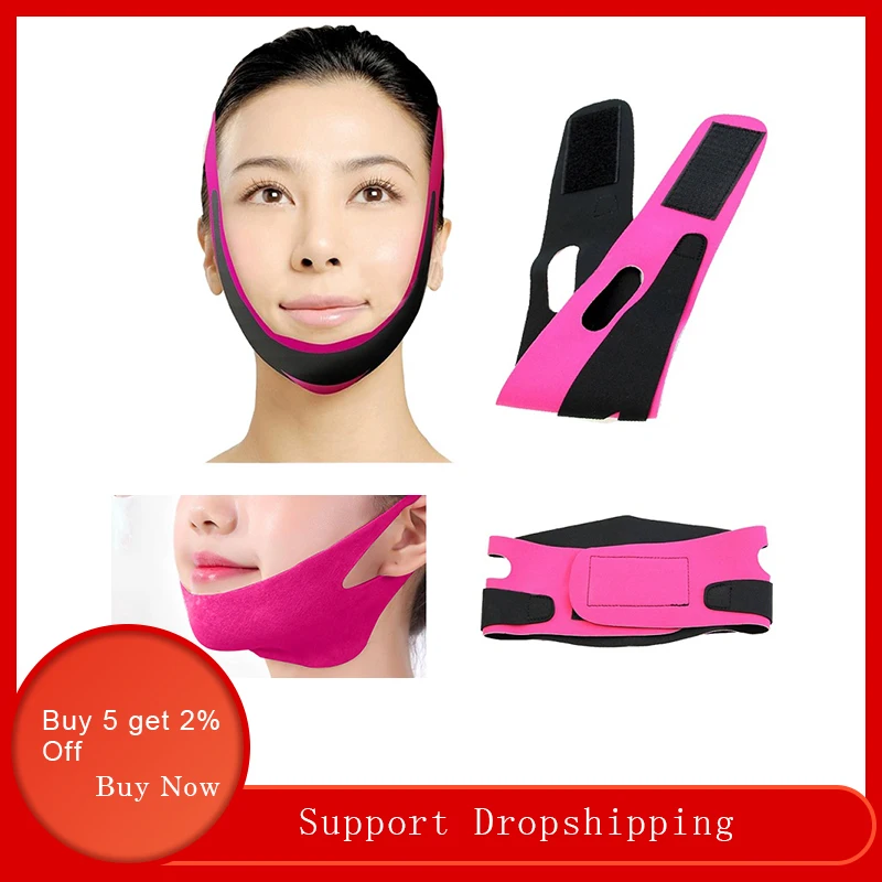 

Facial Lifting Mask V Shape Face Lifting Slim Mask Chin Cheek Lift Up Anti Aging Facial Slimming Bandage Beauty Face Skin Care
