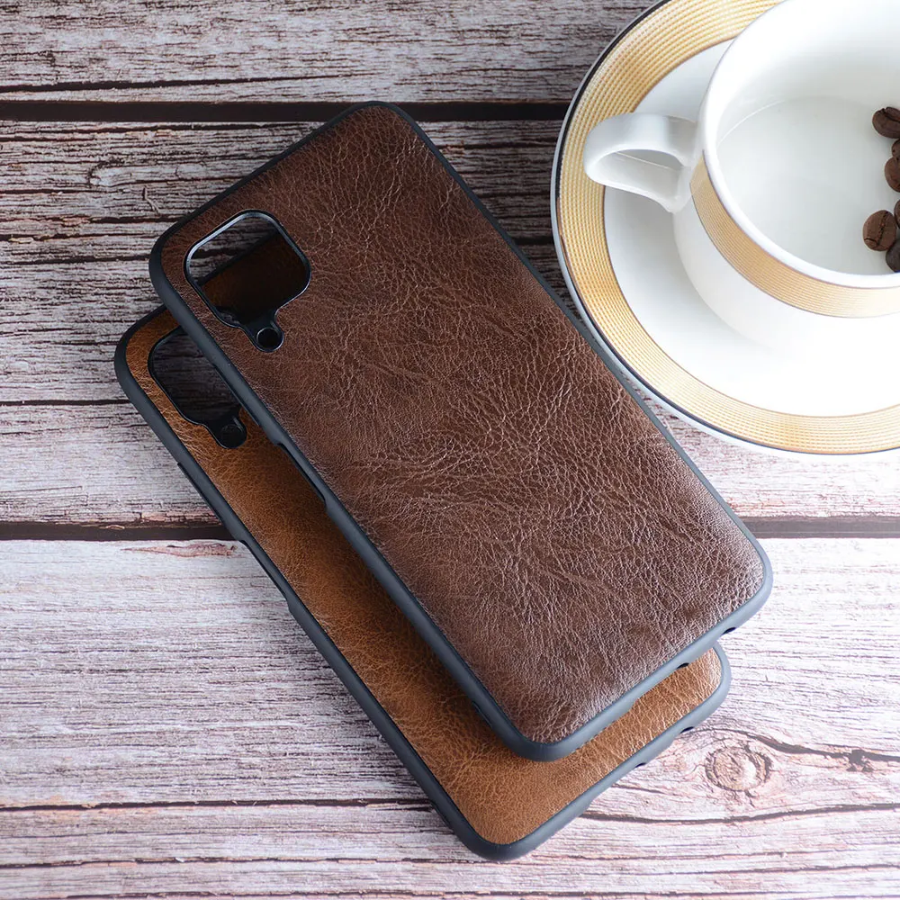 Винтажный чехол для Huawei P40 lite мягкий из ТПУ и искусственной кожи телефона|Бамперы|