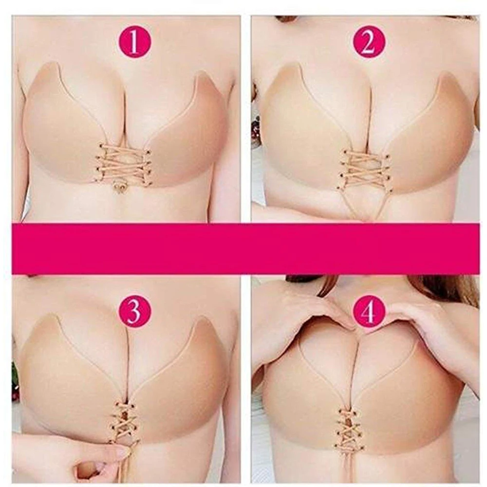 Jomago бюстгальтер без бретелек женский невидимый невидимка Плюс Размер пуш ап