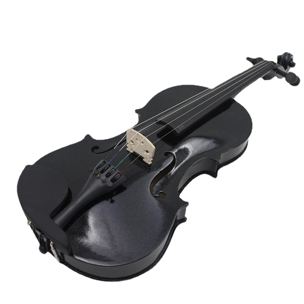 

Vintage Adults Kit Violin Natural Acoustic Solid Wood Black Maple Veneer Violin Music Instrumentos Musicales Case Sets HX50TQ