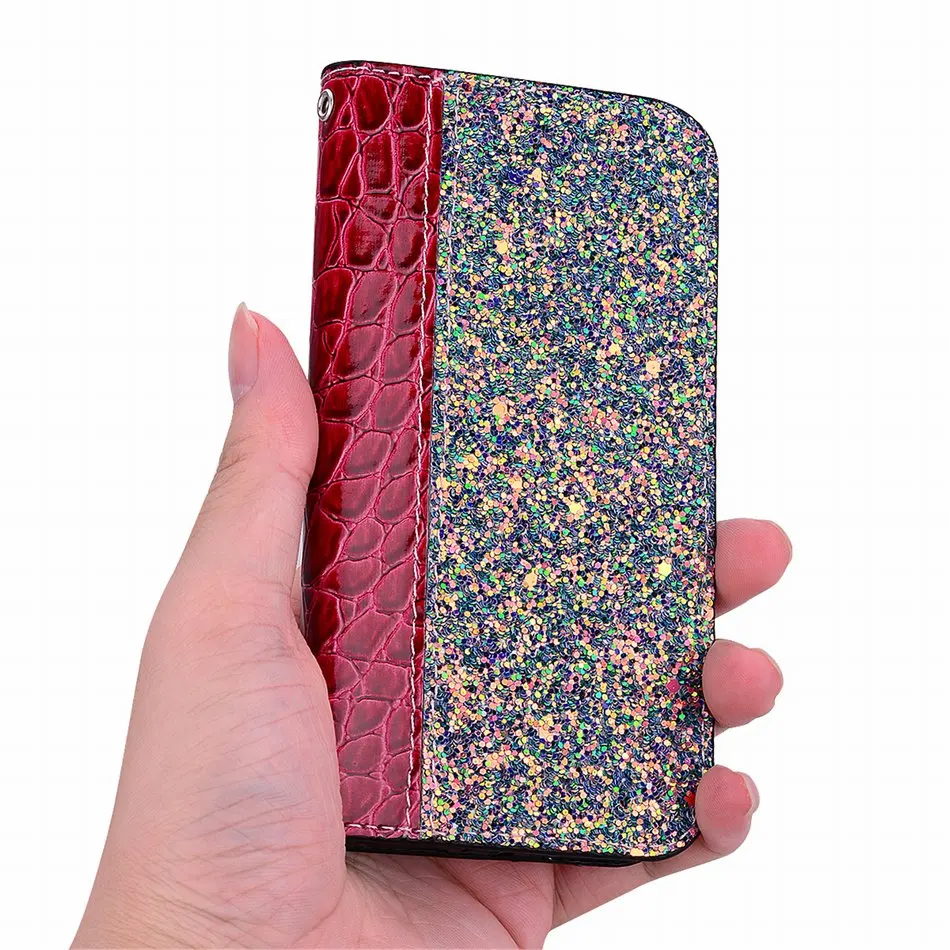Кожаный чехол книжка с крокодиловым узором для Samsung Galaxy S20 Ultra S10E S10 Plus S9 S8 A01 A51 A71 A70S