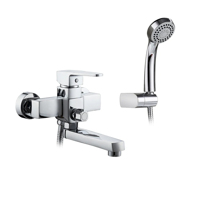 ledeme classic bathtub faucet bathing shower bathroom wall mounted bath faucet set mixer hot and cold water single handle l3130 free global shipping