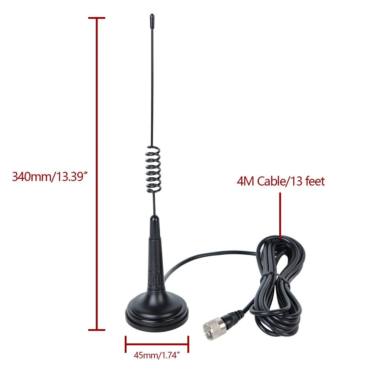 Магнитная антенна INTEK MAG-1345 27 МГц 26-28 | Мобильные телефоны и аксессуары