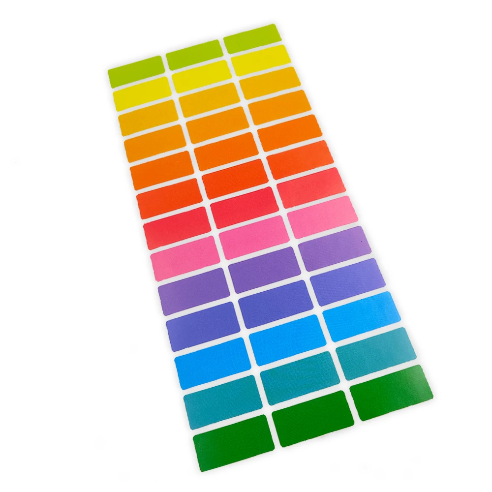 Наклейки с именем радужным принтом цвет в ассортименте | Дом и сад