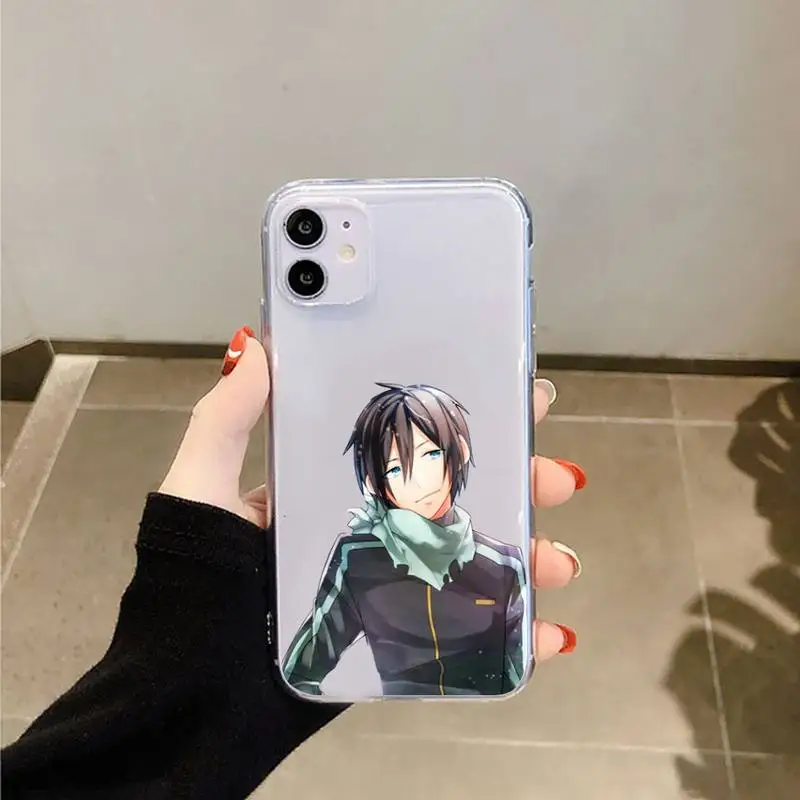 

Yato Noragami Phone Case Transparent soft For iphone 5 5s 5c se 6 6s 7 8 11 12 plus mini x xs xr pro max