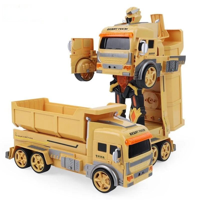 

High Quality Rc Cars Big Gesture Sensing Electric Transformation Robots Sports Excavator Drift Model Remote Control Car Toy Kid