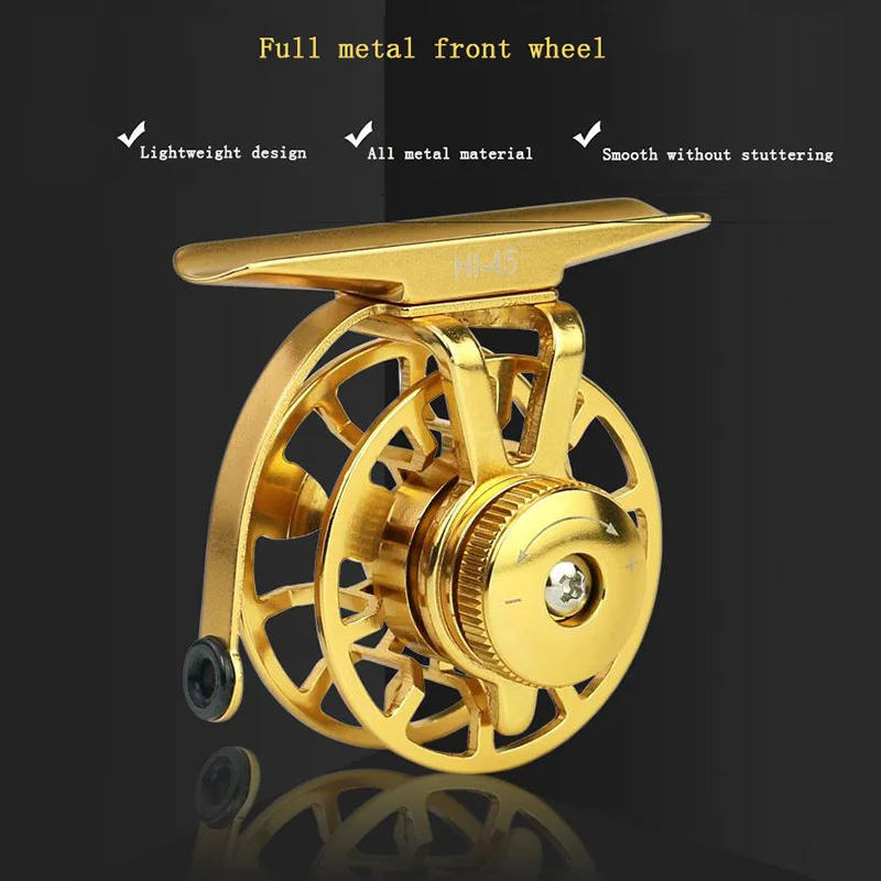 

RQNQ катушка для подледной рыбалки, Высококачественная Сверхлегкая цельнометаллическая катушка для зимней рыбалки, рыболовные снасти, снаст...