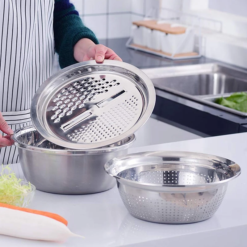 Набор из 3 овощерезка для кухни многофункциональная терка приготовления Жульена