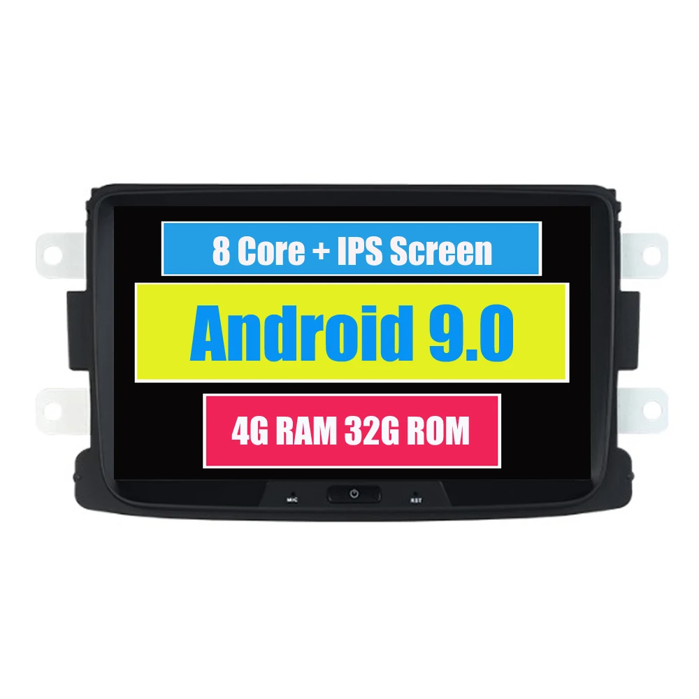 RoverOne Android 9 0 автомобильное радио GPS навигация для Renault Duster Dacia Dokker Lodgy Sandero Captur Lada Xray