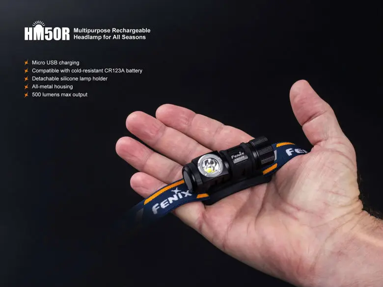 Новое поступление Fenix HM50R CREE XM-L2 U2 светодиодный многоцелевой перезаряжаемый
