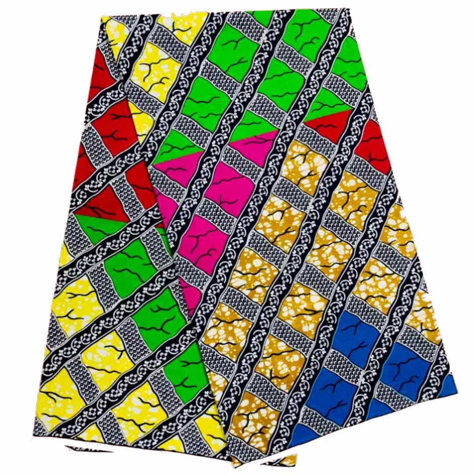 100% хлопок Африки Воск Ткань Высокое качество 2021 Новое поступление реальные воск 6