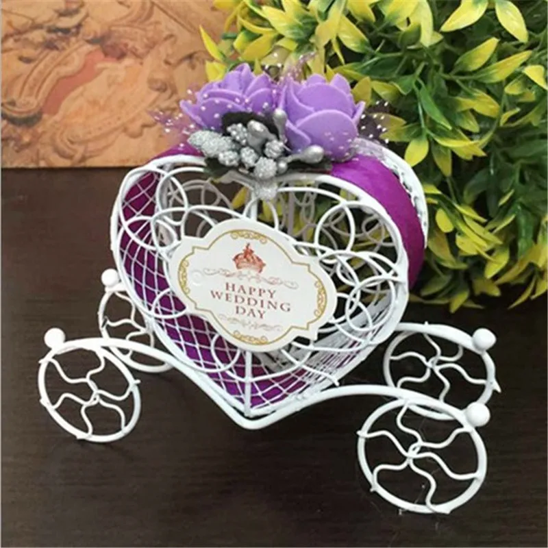 Свадебное украшение 1 шт. романтическая Европейская креативная железная карета в