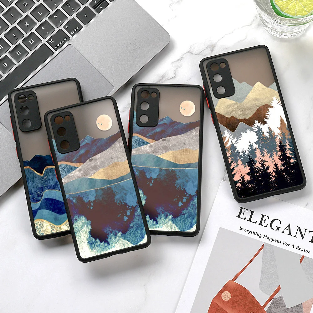 Redmi Note 11 Pro Case For Xiaomi 10 9 7 8 9S 10S 9T 9C 9A Landscape Painting Funda |