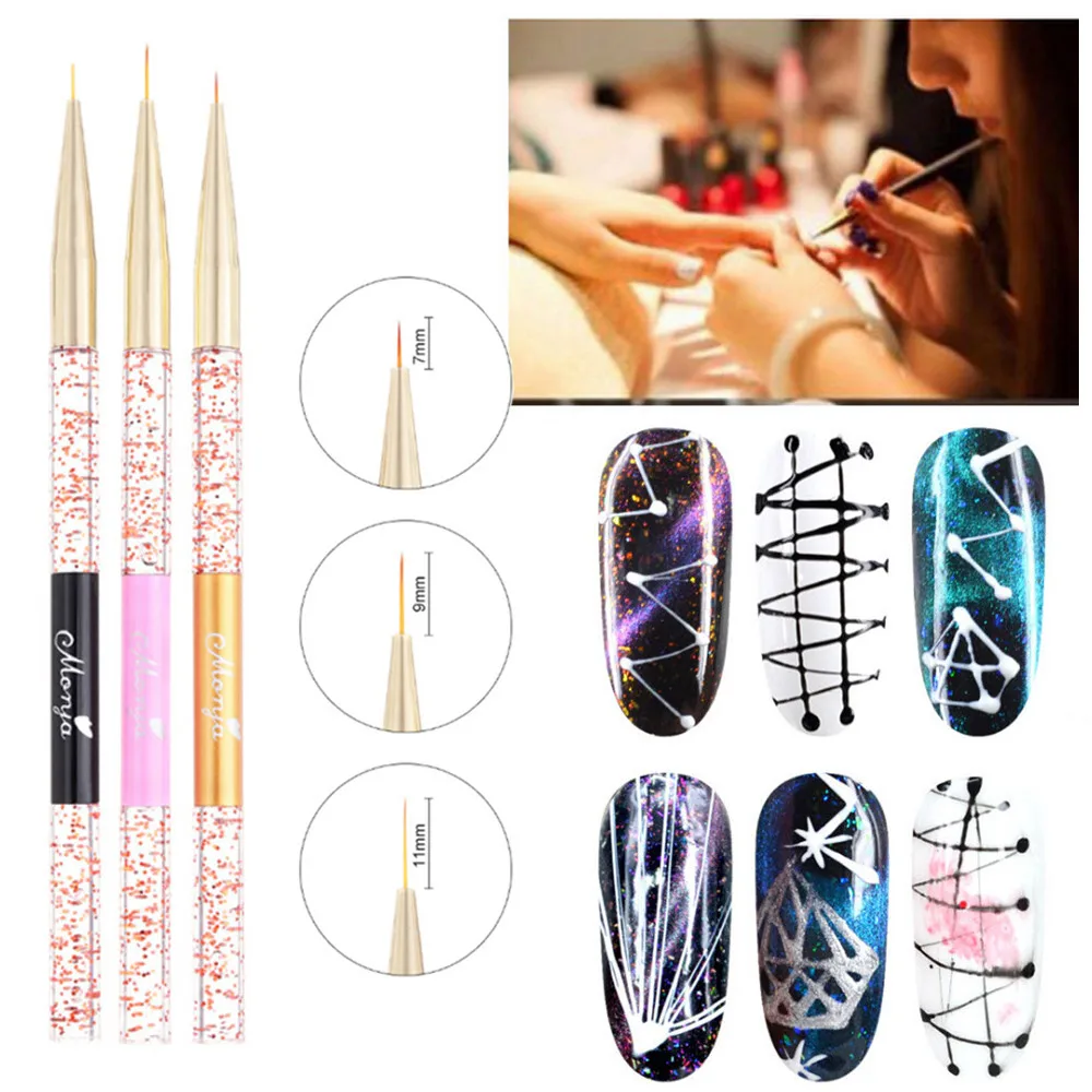 1 шт. ручка для украшения ногтей точечная дрель рисования маникюрная