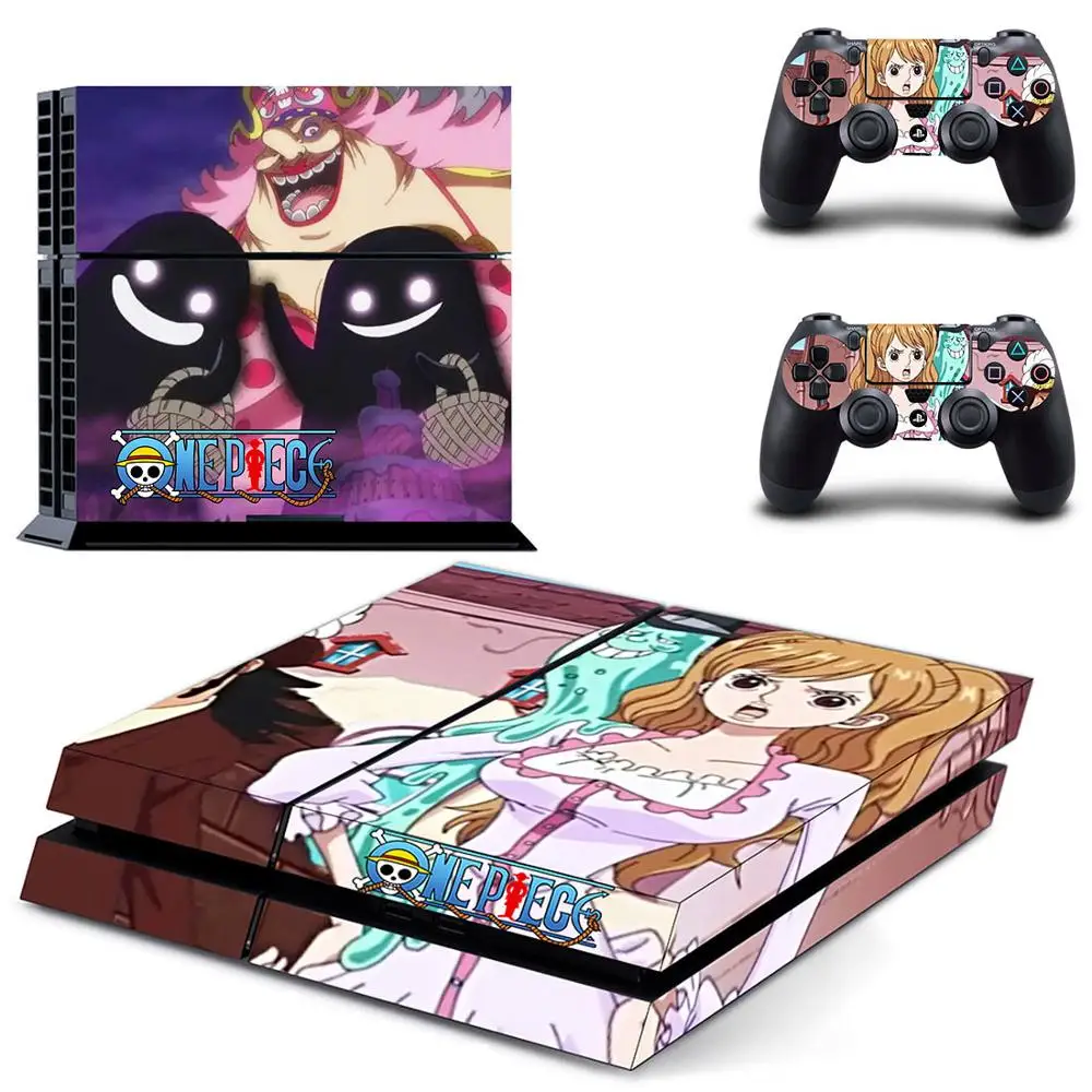 Аниме: one piece PS 4 наклейка s PS4 Play station виниловые наклейки для кожи Pegatinas консоли