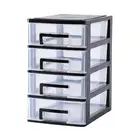 Многоуровневый Настольный прозрачный ящик для хранения косметики, мини-органайзер для хранения одежды, пластиковые ящики для хранения одежды