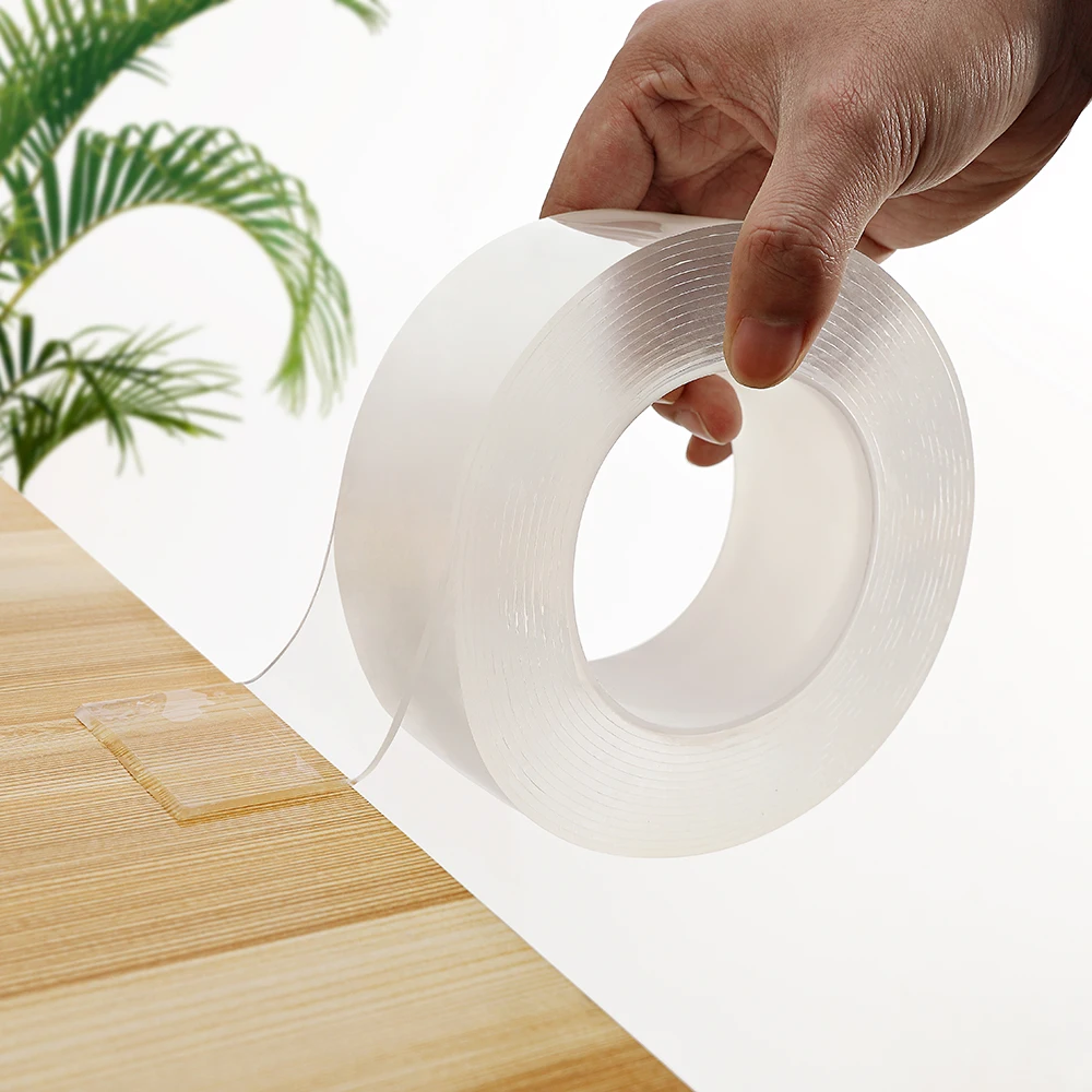 

Home reusable Tape double sided adhesive for Face Super Strong Traceless Nano Glue Gadget cinta magica doble cara Transparent