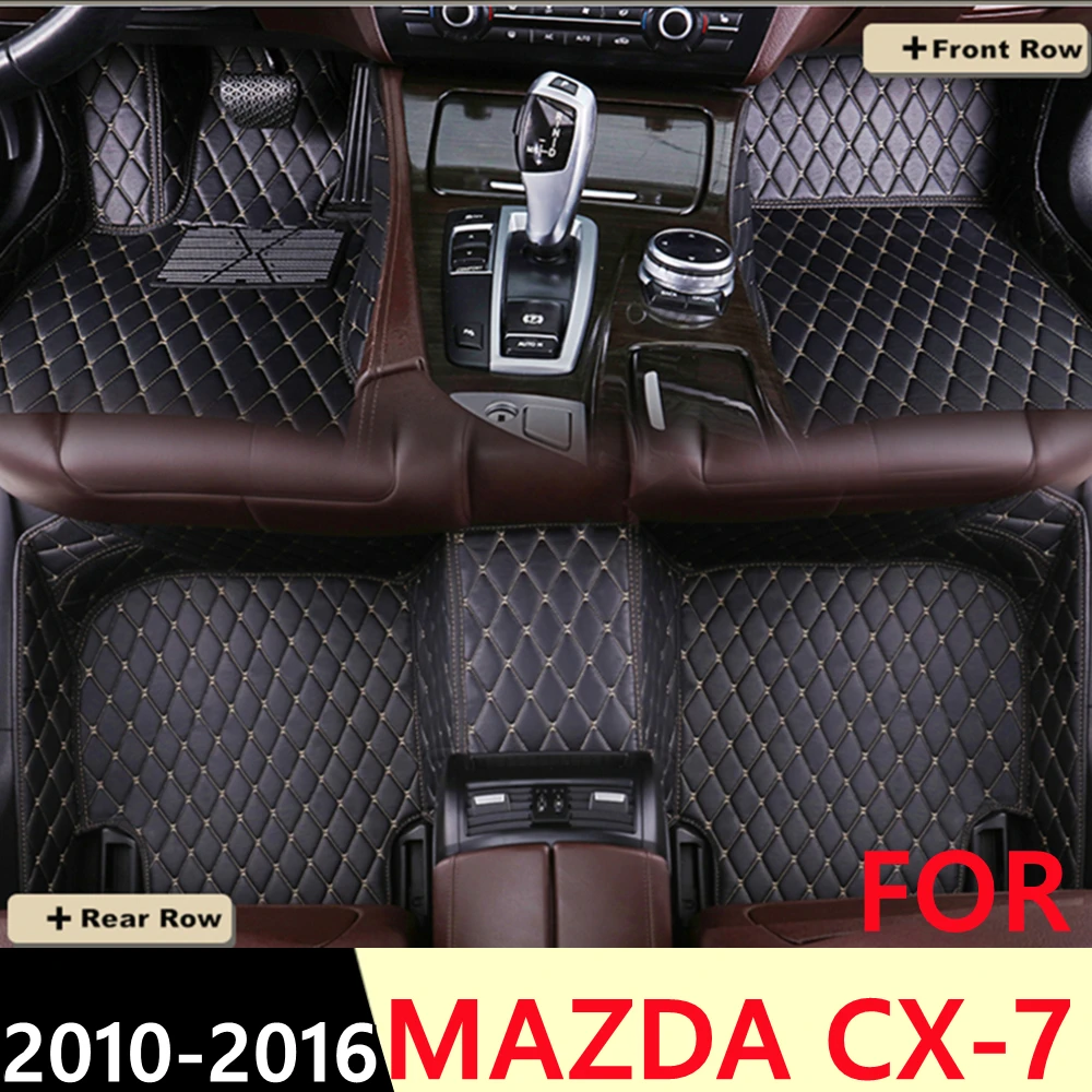 

SJ ALL Weather Custom Fit Car Floor Mats Front & Rear FloorLiner Styling Auto Parts Carpet Mat For MAZDA CX-7 CX7 2010 2011-2016