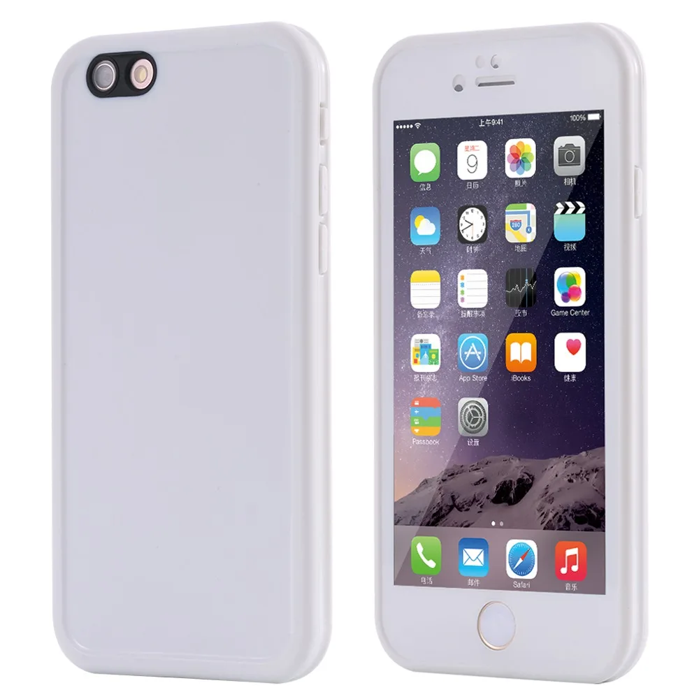 White Чехол KISS водонепроницаемый чехол для телефона для iPhone X XS 11 Pro MAX XR 7 8 чехол для подводной фотографии для iPhone 11 6 6s 7 8 Plus чехол - Цвет: White