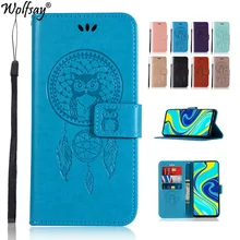 For Xiaomi Redmi Note 9S Case Owl Flip Leather Wallet Case For Redmi Note 8 9 Pro Max 6 7A 8 8A Phone Bag Case For Redmi Note 9S