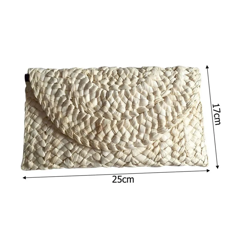 BD919Beige Соломенные сумки для женщин Летняя Повседневная тканая пляжная сумка через плечо для путешествий ручная работа женские Ротанговые сумочки - Цвет: BD919Beige