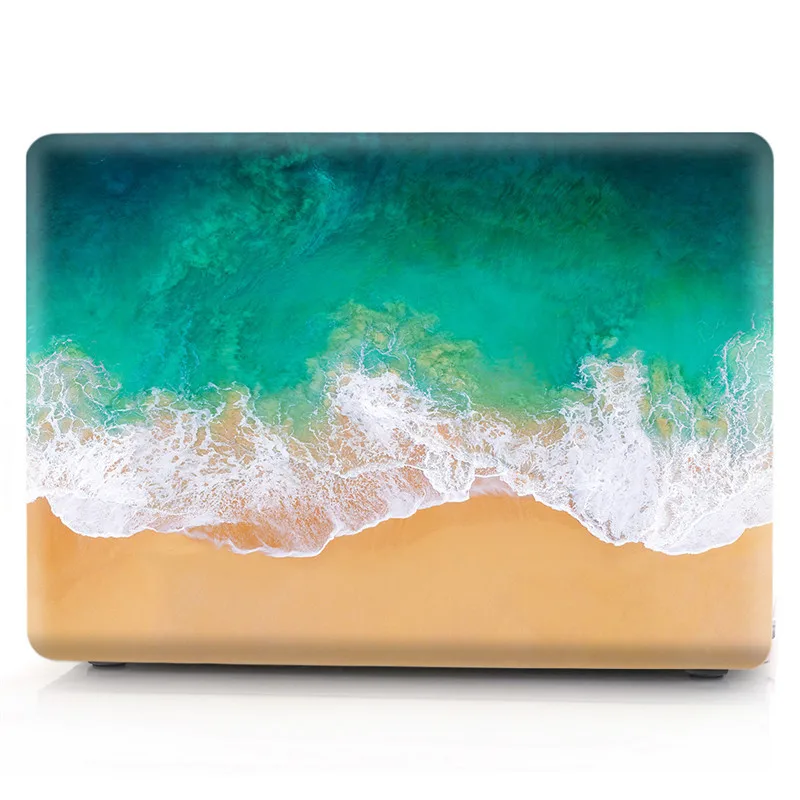 Цветочный чехол для Macbook Air 13 A1466 A1932, прозрачный чехол для Mac book Pro 13,3 ''A1708 чехол для Macbook Air Pro retina 11 12 13 15 - Цвет: 2
